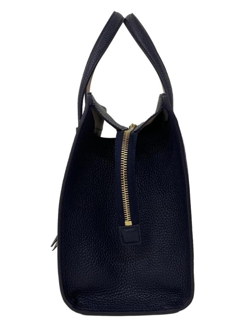 Salvatore Ferragamo Amy - Dark Navy Leather Handbag - Picture 2 of 10